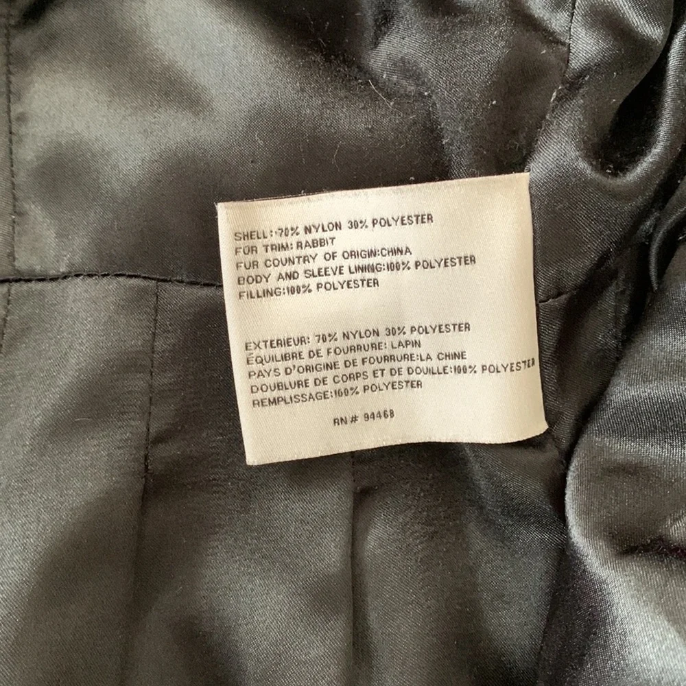 ❄️ Laundry by Shelli Segal black puffer coat. Size L. - Picture 12 of 13